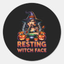 Search for funny face stickers Halloween