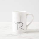 Search for 2 initials mugs Black and white