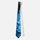 Search for flaming skull ties Blue
