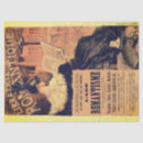 Search for art nouveau tissue paper Black