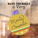 Search for christmas window decals Gold