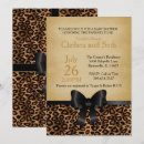 Search for animal print baby shower invitations Brown