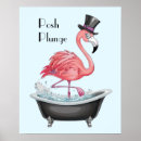 Search for cartoon flamingo posters Pink