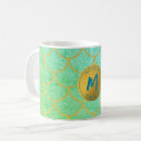 Search for teal gold mugs Glam