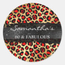 Search for red leopard stickers Girly