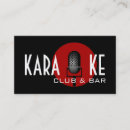 Search for karaoke business cards Vocalist