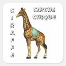 Search for vintage giraffe stickers Retro