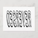 Search for reverse postcards White