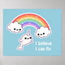 Search for cute narwhal posters Rainbows