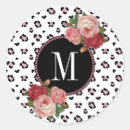 Search for vintage monogrammed stickers Initial