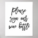 Search for wine bottle posters Typography
