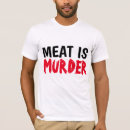 Search for meat is murder tshirts Rights