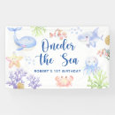 Search for under the sea banners 1st birthday
