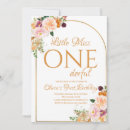 Search for little miss onederful birthday invitations Trendy minimalist calligraphy script