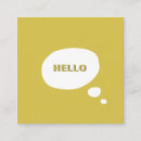 Search for speech bubble business cards Modern
