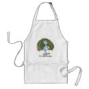 Search for peacock aprons Watercolor
