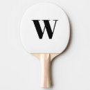 Search for white ping pong paddles Initials