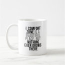 Search for comfort zone mugs Black and white