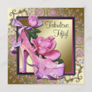 Search for womans 50th birthday invitations Pink