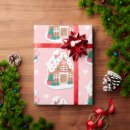 Search for pink gingerbread wrapping paper Baking