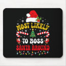 Search for boss christmas mouse mats Humour