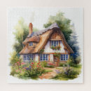 Search for english cottage puzzles Illustration