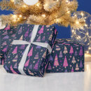 Search for blue and purple wrapping paper Christmas trees