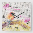 Search for decoupage clocks Flowers