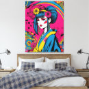 Search for geisha canvas prints Woman