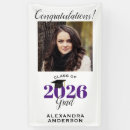 Search for purple graduation banners College