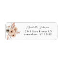 Search for natural return address labels Beige