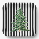 Search for black and white christmas tree plates Trendy