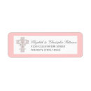 Search for elegant cross return address labels Communion