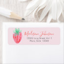 Search for strawberry return address labels Baby shower