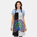 Search for peacock aprons Chef