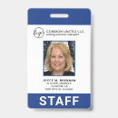 Search for staff id badges Blue