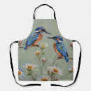 Search for flower painting aprons Bird