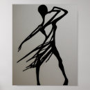 Search for dance silhouette posters Abstract
