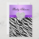 Search for purple zebra invitations Lavender