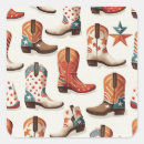 Search for cowboy boot stickers Vintage