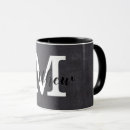 Search for black and white chalkboard mugs Modern