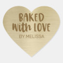 Search for love gold stickers Baking