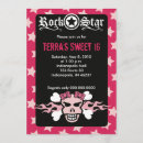 Search for rocker birthday invitations Punk