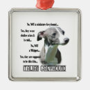 Search for greyhound christmas tree decorations Iggy