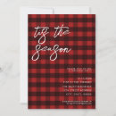 Search for red plaid invitations Modern