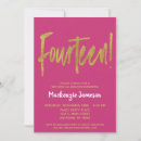 Search for 14 year old birthday invitations Fourteen