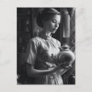 Search for white tea postcards Lady