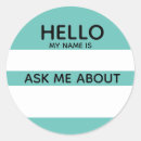 Search for hello my name is stickers Party