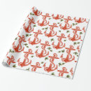Search for nautical christmas wrapping paper Green
