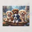 Search for baskets postcards Dogs